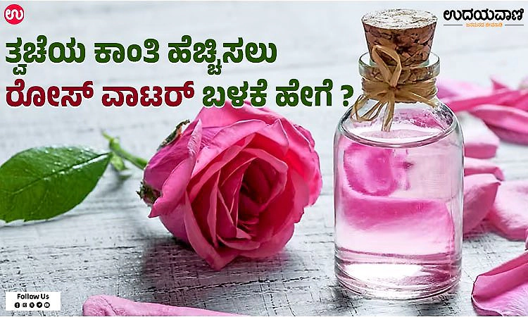 Rose Water: ತ್ವಚೆಯ ಕಾಂತಿ ಹೆಚ್ಚಿಸಲು ರೋಸ್‌ ವಾಟರ್ ಬಳಕೆ ಹೇಗೆ ?