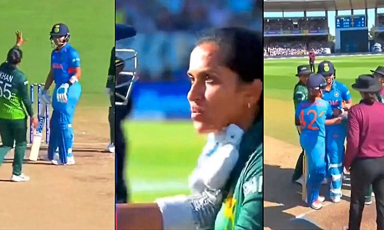 Women's T20 World Cup: ಭಾರತ-ಪಾಕ್‌ ವನಿತಾ ಪಂದ್ಯದಲ್ಲಿ ಹೊಡದಾಟ? ವೈರಲ್‌ ಆಯ್ತು ವಿಡಿಯೋ