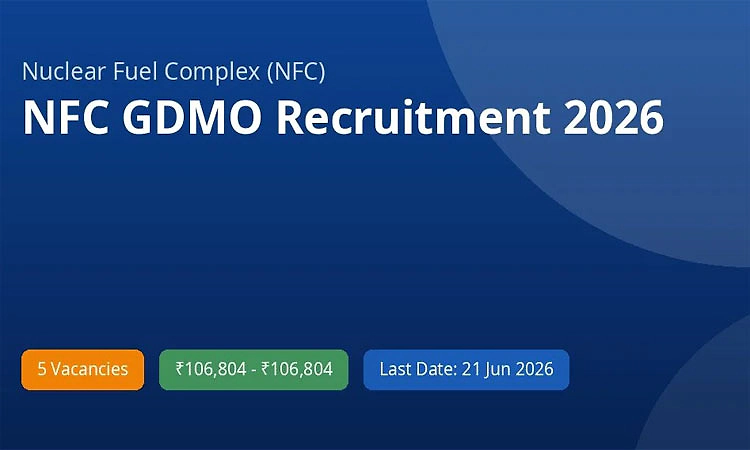 Vacancy: ಪರಮಾಣು ಇಂಧನ ಸಂಕೀರ್ಣ-ಐದು ಮೆಡಿಕಲ್‌ ಆಫೀಸರ್‌ ಹುದ್ದೆಗೆ ಅರ್ಜಿ ಆಹ್ವಾನ
